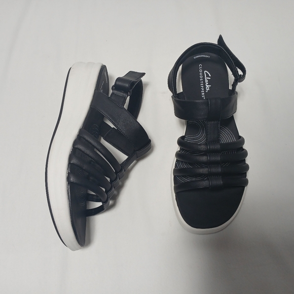 Clarks Cloud Steppers Drift Ease Wedge Sandals. Ladies Size 7 - Picture 9 of 12